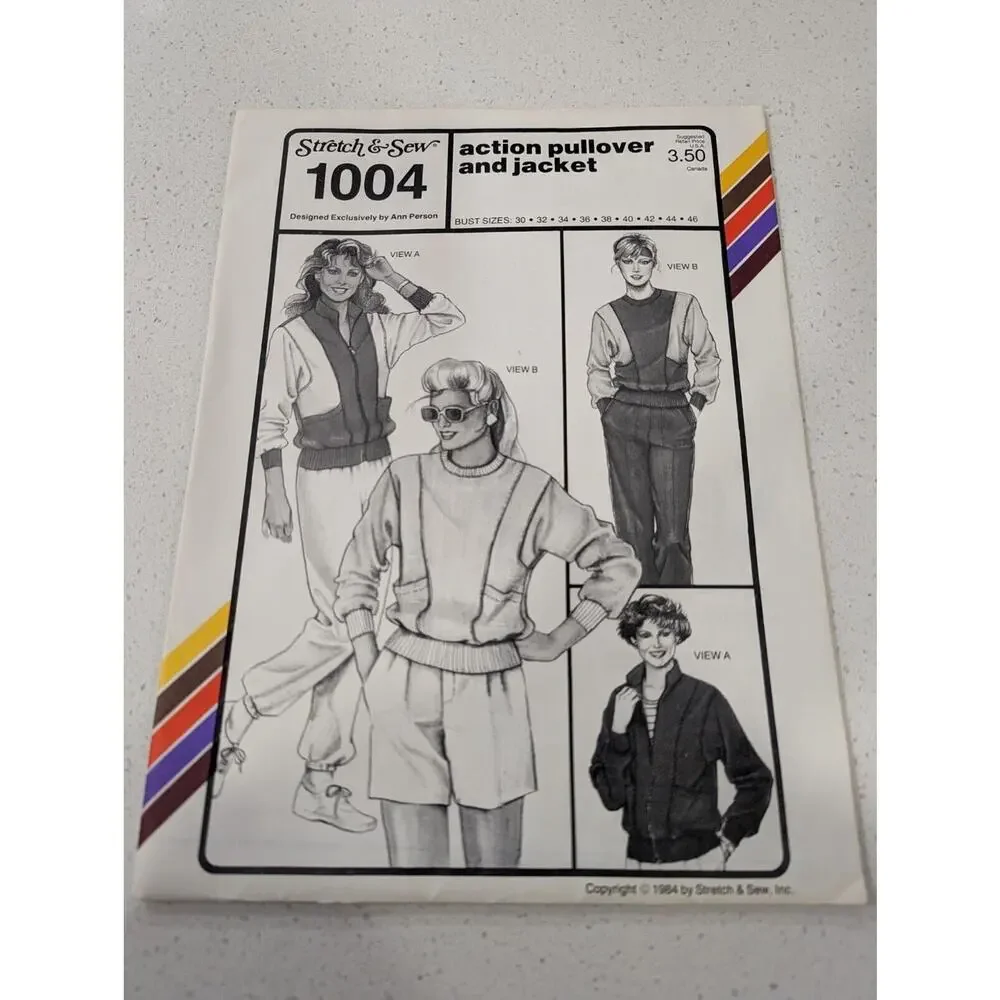 Lot Of Six Vintage Patterns By Ann‎ Person